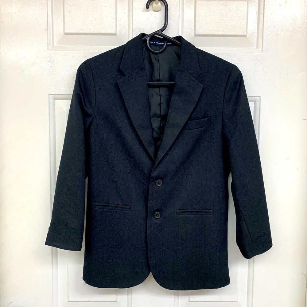 Boys Size 12 Black Suit Jacket by Dockers